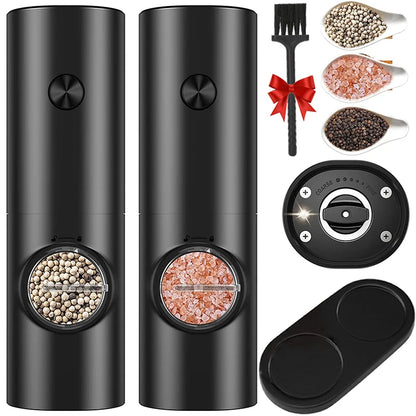 Electric Automatic Mill Pepper And Salt Grinder With LED Light  Adjustable Coarseness Produced By Xiaomi Partner Manufacturers