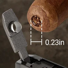 Cigar Humidor, Glass Top Cedar Wood Humidor Box, Cigar Case for 20-35 Cigars with Hygrometer, Cigar V-Cutter, Desktop Humidor