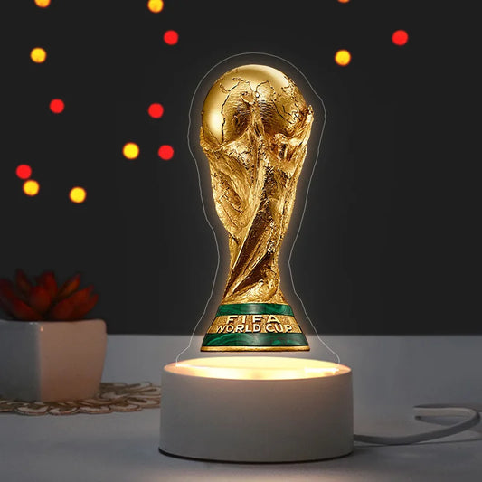 2026 Football Mascot Trophy LED Night Light Desktop Lamp Collectible Decoration