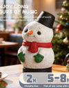 Outdoor Home Restaurant Snowman Atmosphere Night Light Christmas Decoration with Bluetooth V5.3 Speaker