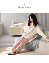 Women’s 2-Piece Pajama Set – Long Sleeve Top & Pants, Loose & Comfortable Winter Loungewear