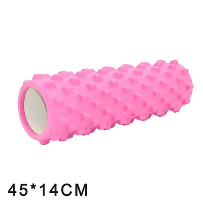 14*45cm Fitness Yoga Column Pilates Column Deep Massage Roller Muscle Relaxation Balance Training