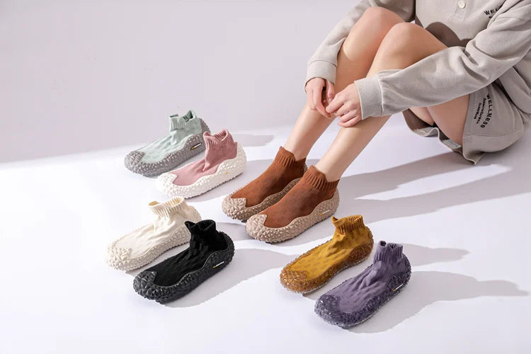 Women's silent soft sole cushioned shoes Squat silent hard pull fitness shoes casual shoes