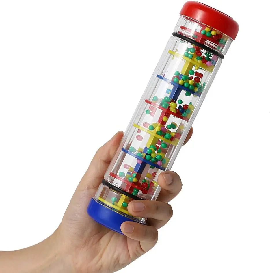 Rainmaker  Toys Rain Stick for Babies 0 6 12 Months  Rattles Toy Rainmaker Musical Instrument Montessori Sensory Toys