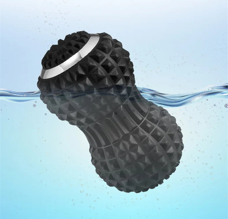 Electric Massage Peanut Ball 4-Speed Vibrating USB Rechargeable Sport Yoga Foam Roller Muscle Relaxation Small Fitness Equipment