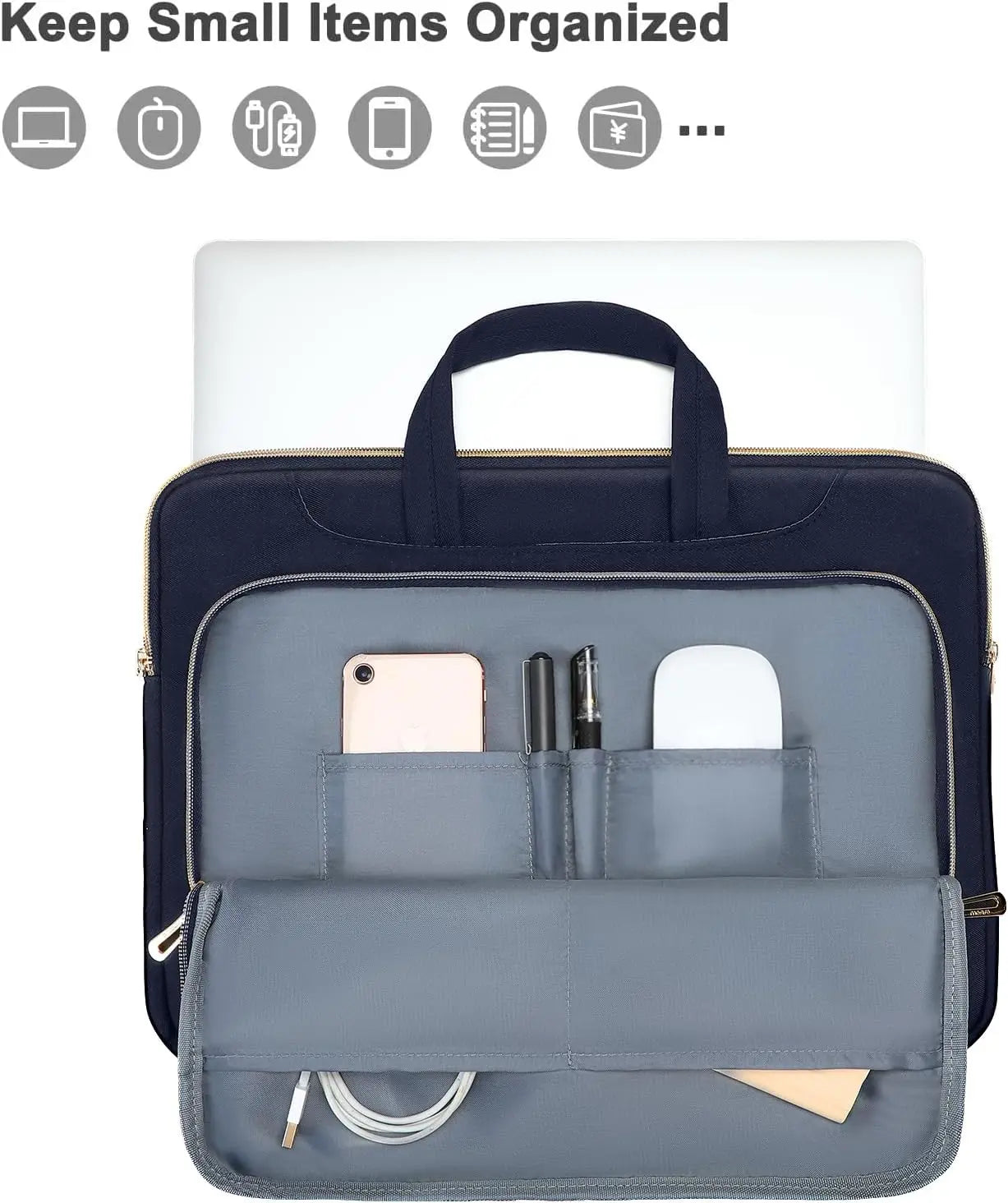 Laptop Bags 13 14 15 16 inch Notebook Bag for MacBook Air Pro M1 M2 M3 M4 Computer Handbag Briefcase Women Men Work Bag Sleeve