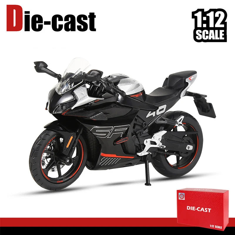 Diecast CFMOTO 450SR Racing Motorcycle Model 1 to 12 Scale