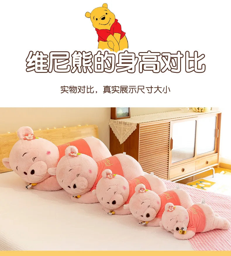 Winnie Bear Plush Stuffed Animal Soft Cartoon Pillow