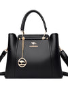 3 Layers Quality Leather Luxury Handbags Bags Designer Crossbody Bags for Women Large Capacity Tote Bag