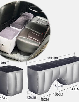 Car Rear Seat Gap Pad Travel Inflatable Bed Mat 3/7 Piece Bend Style Gap Fillers Automobile Trunk Organizers Stowing Tidying