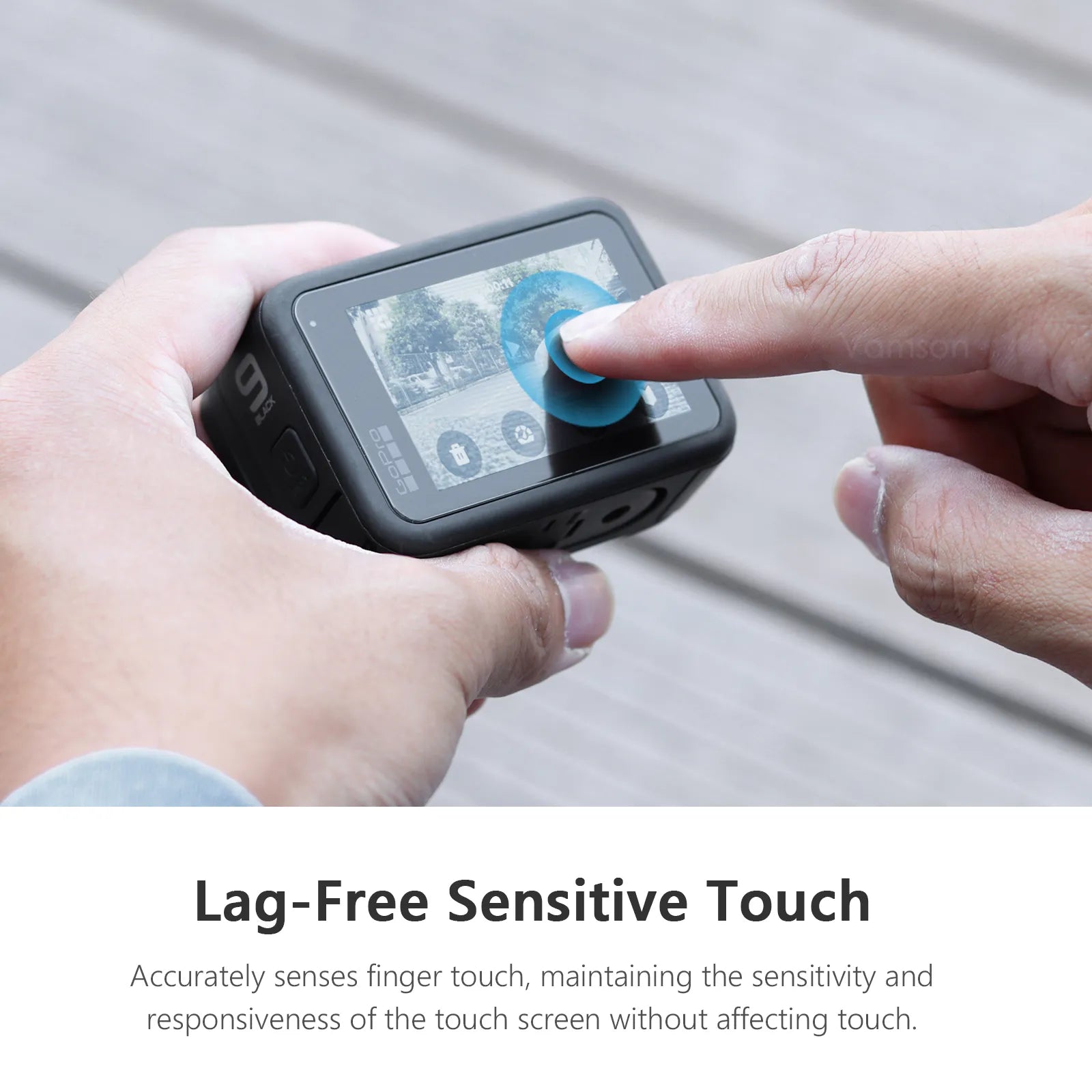 for Gopro Hero 12 11 10 9 Black Tempered Glass Screen Protector Lens Protective Film for Go pro 10 Camera Accessories