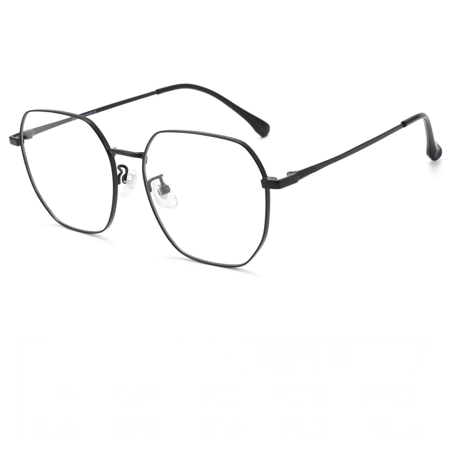 Retro Polygonal Lightweight Titanium Progressive Multifocal Prescription Glasses