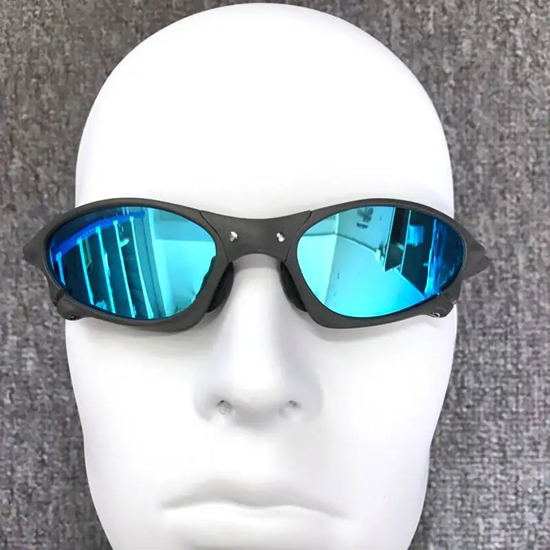 Polarized UV400 Cycling Sunglasses – Multi Color Metal Frame Fishing Riding Bicycle Eyewear