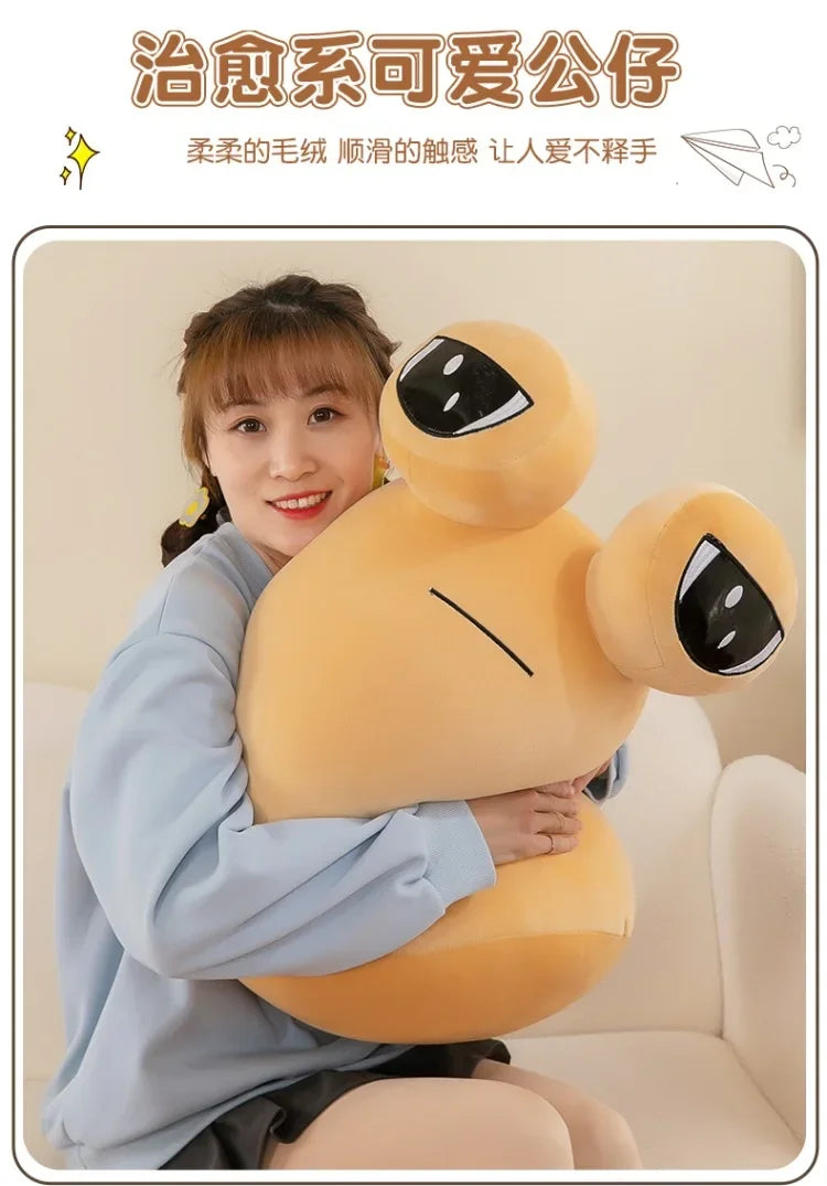 22-55cm My Pet Alien Pou Big Size Plush Toy Kawaii Alien Pet Dolls Cute Pou Stuffed Toys Soft Pillow Animal Kids Birthday Gifts