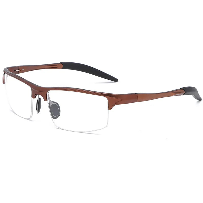 Lightweight Aluminum Magnesium Sports Cycling Half Frame Eyeglasses Frames