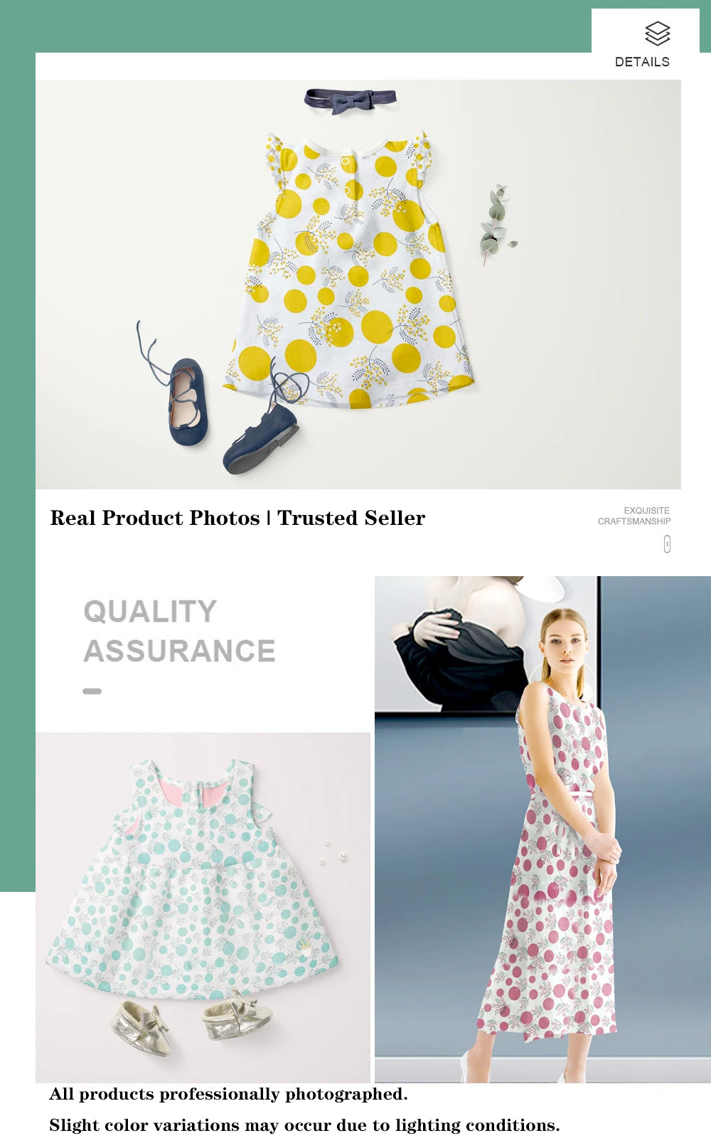 100% Cotton Fabric - DIY Sewing Material for Dresses & Home Decor (per Meter)