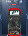 Digital Multimeter AC/DC Ammeter Volt Ohm Multimetre Tester Meter With Thermocouple LCD Backlight Portable