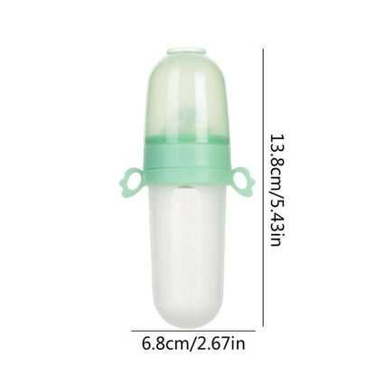 2 in1 Baby Silicone Pacifier Fruit Feeder Food Spoon Infant Fresh Fruit Feeder Rice Paste and Cereals  Baby supplies BPA Free