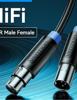 XLR Cable Karaoke Microphone Sound Cannon Cable Plug XLR Extension Mikrofon Cable for Audio Mixer Amplifiers XLR Cord