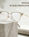 Ultra-light Comfortable Big Eyewear TR90 Pure Titanium Retro Square Optical Prescription Glasses Frame