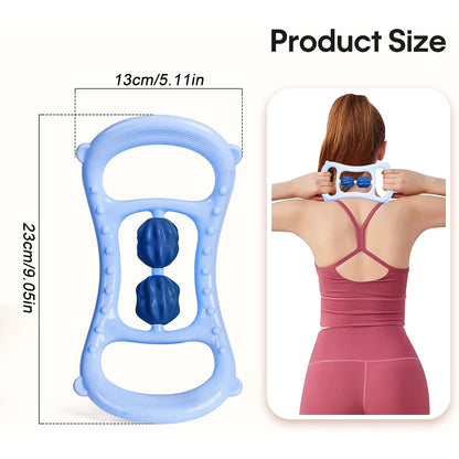 Round Massager Roller for Waist Abdominal Muscles Ring Leg Clip Stovepipe To Clear The Meridian Portable Cellulite Massage Tools