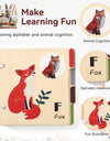 0-36 Month Baby Early Learning Toy Wooden Animals Book Parent-child Interactive Education Toy Montessori Toys Gifts For Newborns