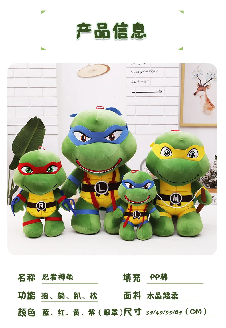 65cm Ninja Turtle Plush Toy Soft Stuffed Animal Doll