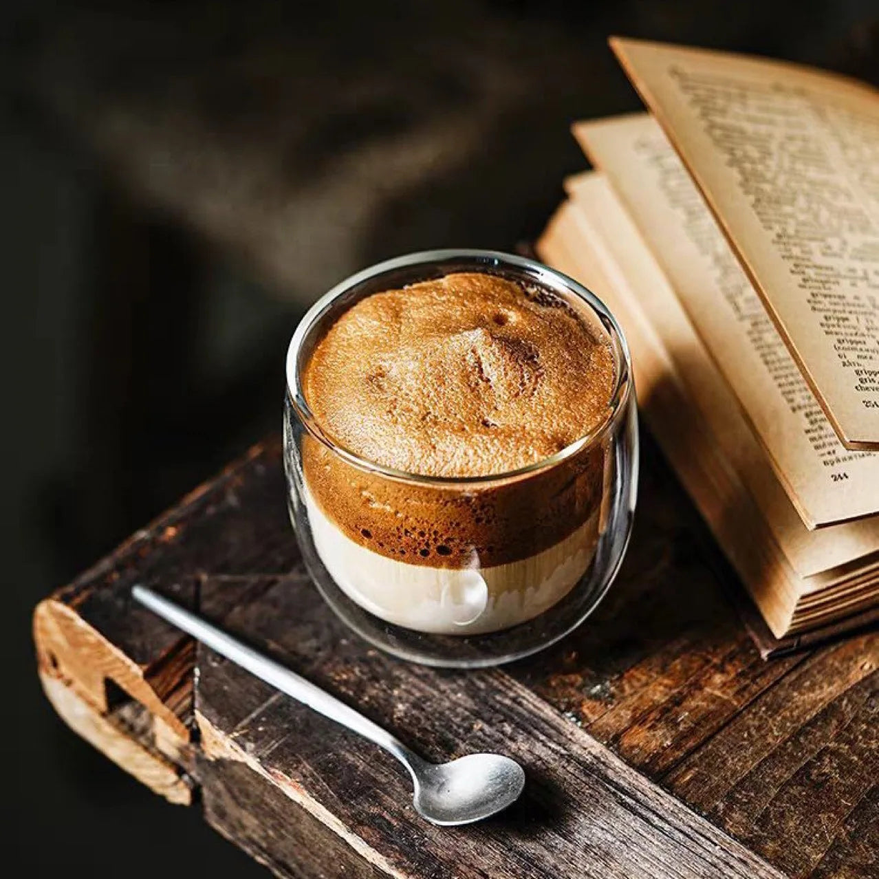 2/4pcs Double Walled Glass Coffee Cup Set Of 240/300ml Cup With Insulated Layer For Latte Cappuccino Heatresist Teacup Milk Mug