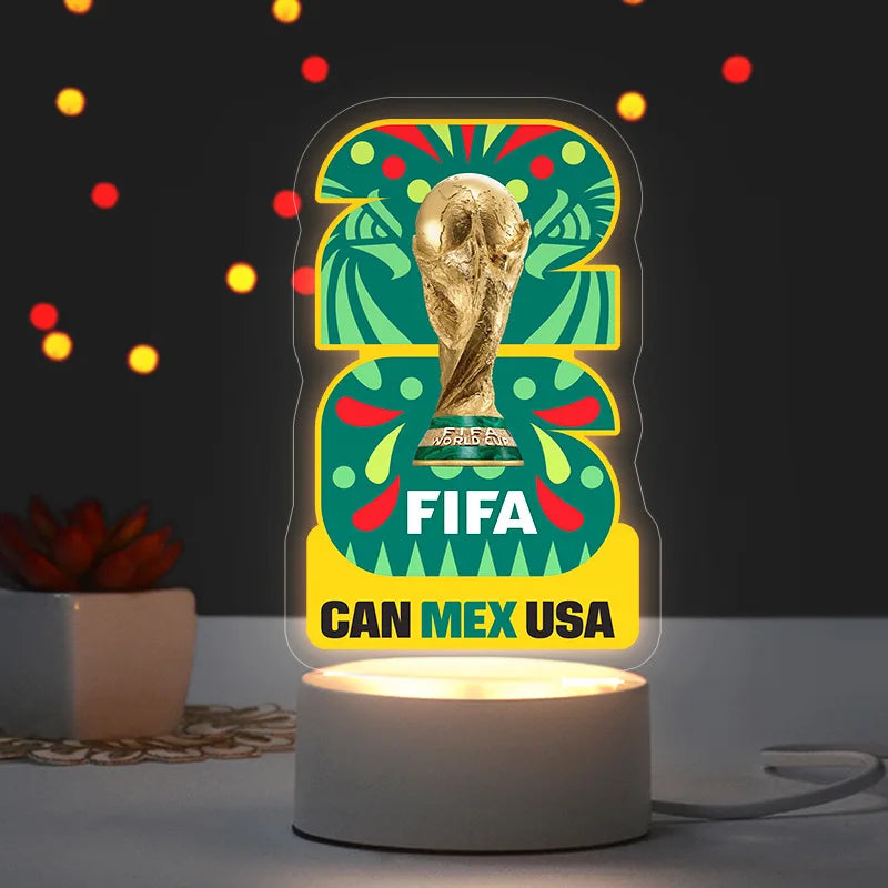 2026 Football Mascot Trophy LED Night Light Desktop Lamp Collectible Decoration