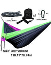 Portable Large Hammock 300x200cm Beach Hanging Bed for Camping Gear outdoor Swings Nylon Parachute Double Person Travel