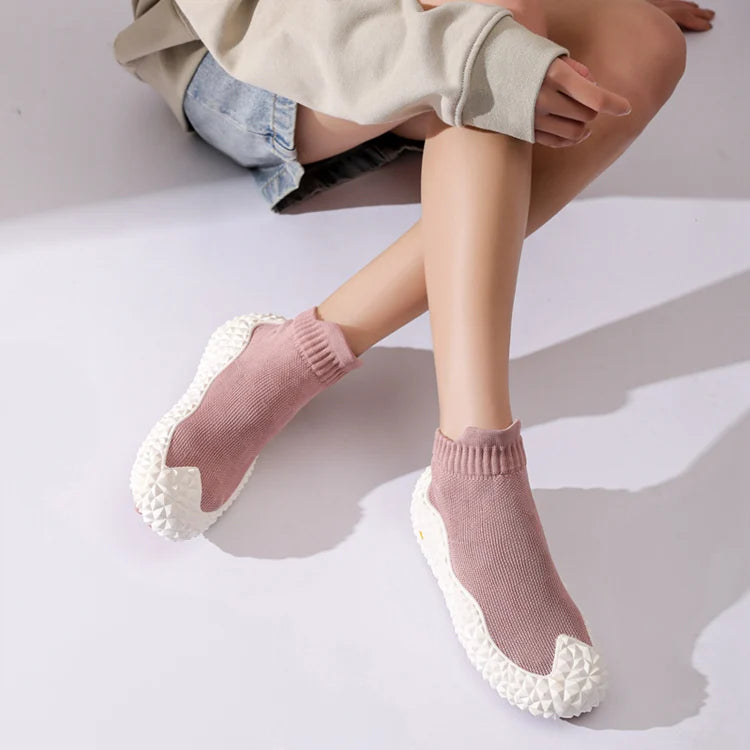 Women's silent soft sole cushioned shoes Squat silent hard pull fitness shoes casual shoes