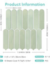 10pcs 3D Self-adhesive Wall Tiles, Fish Scale Tile Backsplash Peel and Stick, Mold Resistant Bathroom Tile Stickers, 30cm x 30cm