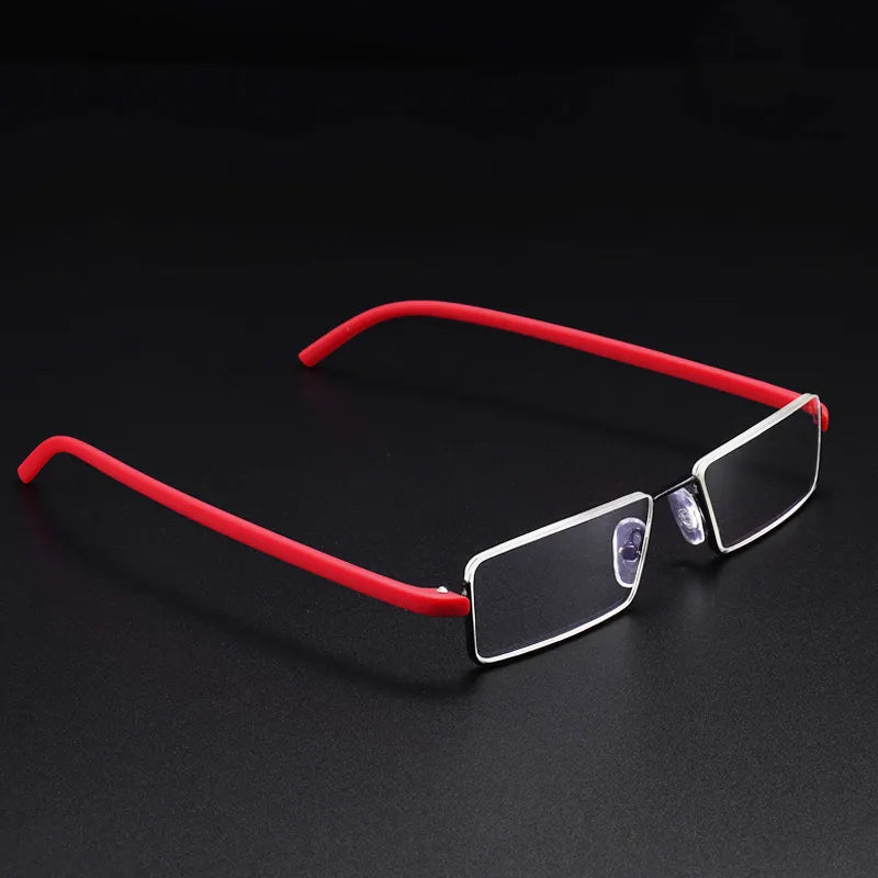 Presbyopic Glasses Man Blue Light Reading Glasses Men Metal Square Glasses