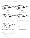 Ultralight 9g Flexible TR90 Optical Prescription Eyeglasses Frames For Men and Women Blue Light Blocking Reading