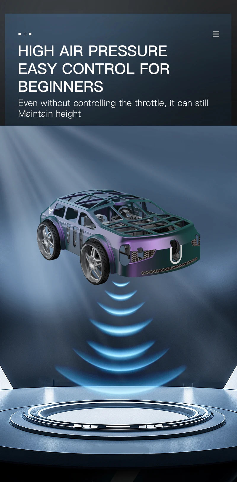 PRO RC Car 2-In-1 Air-Ground Flying 2.4GHz RC Quadcopter Headless Mode With Electric Aerial Vehicle Mini Dron Toys