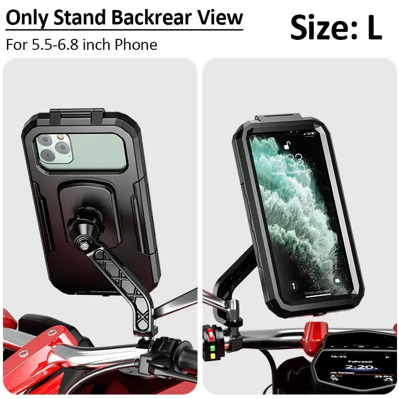 Motorcycle Wireless Charger Holder QC 3.0 Fast Charging Motorbike Phone Waterproof Cellphone Bicycle Stand For iPhone Samsung