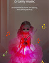 Electric Universal Walking Doll With Music And Dance, Wedding Dress Princess With LED Lights And Pleasant Music, Play House Toy,