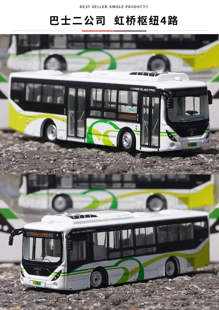 1 120 Scale Shanghai City Tour Bus Diecast Model Vehicle