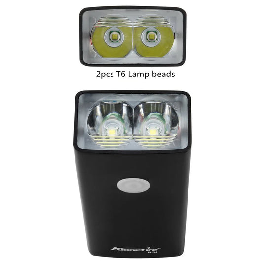 2 In 1 Rechargeable T6 LED Flashlight And Bicycle Light
