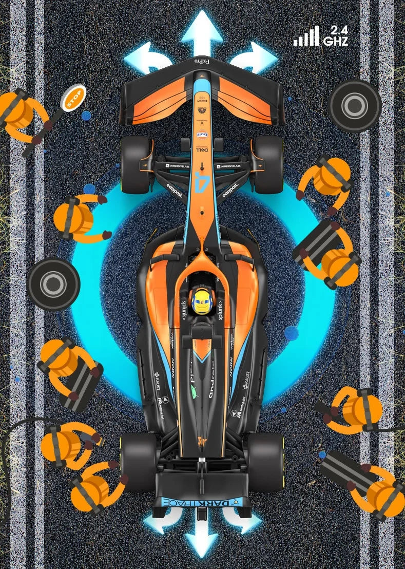 1 to 12 Scale F1 RC Racing Car Remote Control Sports Car