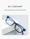 Men's Anti Blue Light Reading Glasses Brand Simple Myopia Prescription Glasses Men  Optical Eyewear Glasses Frame