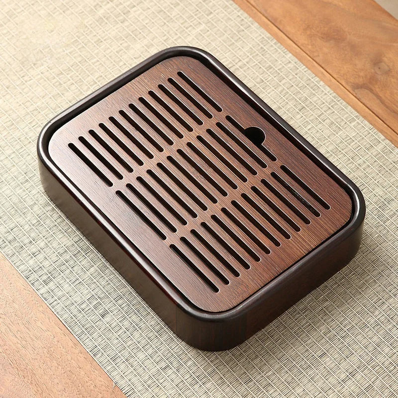 Tea Tray Household Small Dry Brewing And Draining Tea Set Office Tea Table Bamboo Tray Drainage Tea Tray Storage Tray