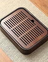 Tea Tray Household Small Dry Brewing And Draining Tea Set Office Tea Table Bamboo Tray Drainage Tea Tray Storage Tray