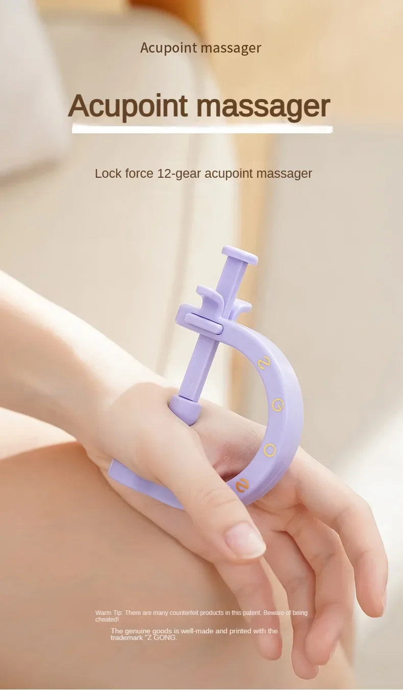 Finger Joint Hand Feet Massager Wearable Acupressure Massager Headache Relief Tension Relief Relieving Head Pain