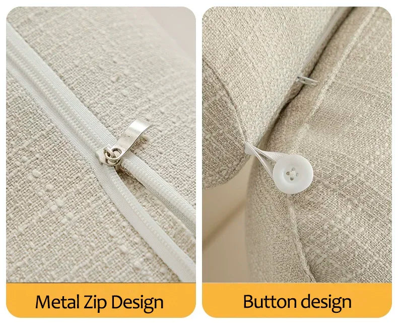 Reading Study Pillow,Bed Wedge with Arms and Pockets Bolster Back Support, Lumbar for Sofa,Office Chair Decorative Pillow