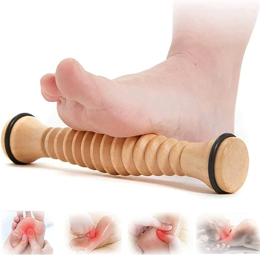 Wooden Foot Roller Foot Massager Roller Acupressure Foot for Relieving Plantar Fasciitis,Foot Arch Pain,Myofascial Pain Syndrome