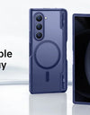 Magnetic MagSafe for Z Fold 6 Case with Hinge Protection Built-in Front Screen Protector Full Body Rugged Shockproof Phone Case