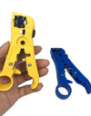 Multi-functional Wire Plier Cable Wire Pliers Electric Stripping Tools Cutter Striper for UTP/STP RG59 RG6 RG7 RG11 Cable Cutter