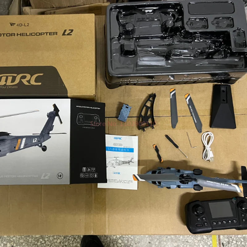 Remote Control Military Helicopter With Camera And Screen