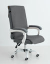 Office Chair Cover Anti-slip Long Boss Office Chairs Pad 1piece with Elastic Strap Swivel Computer Dust Armchair Slipcover